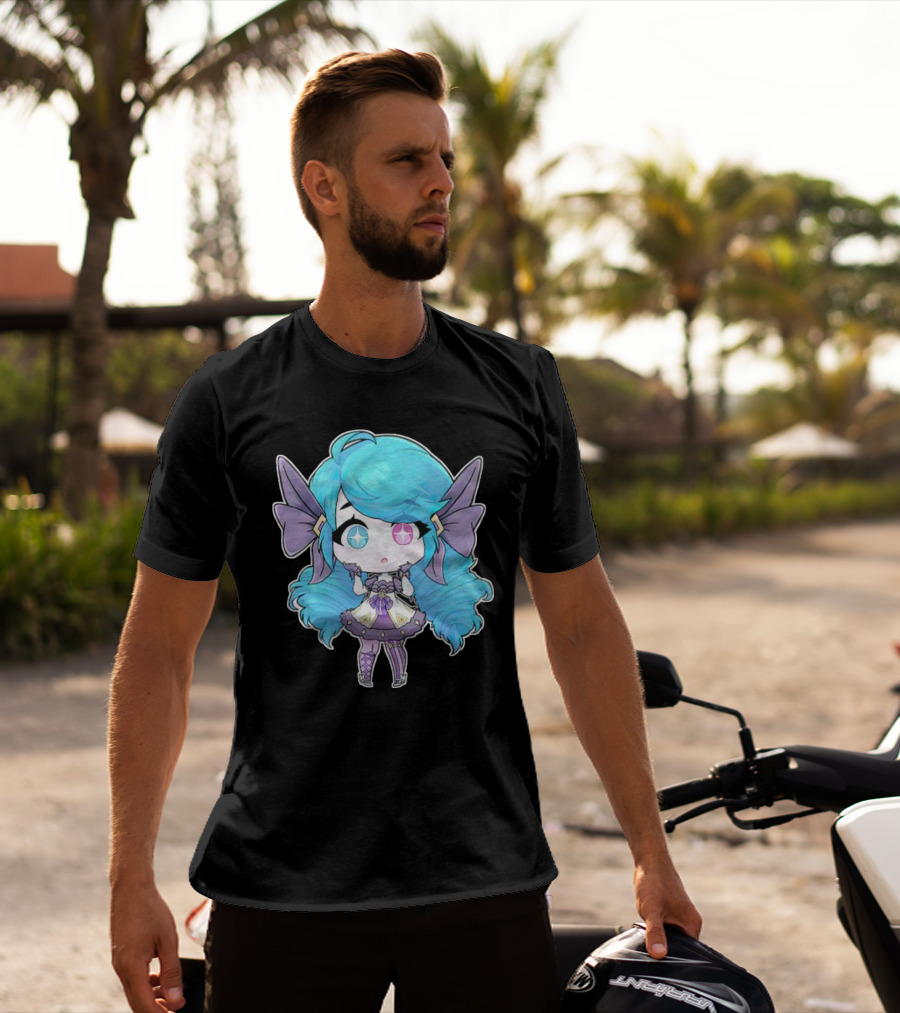 Cute Gwen Chibi LOL Character T-Shirt
