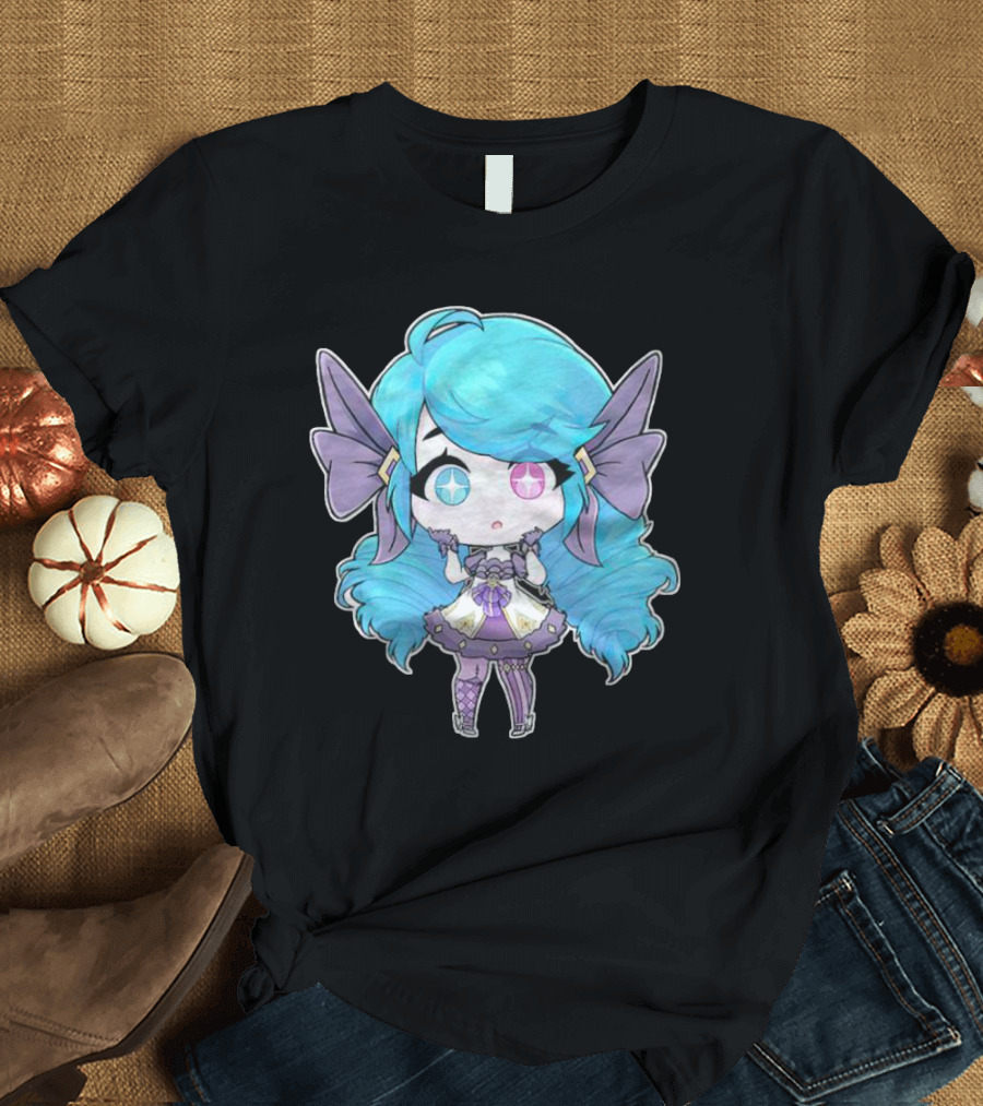 Cute Gwen Chibi LOL Character T-Shirt
