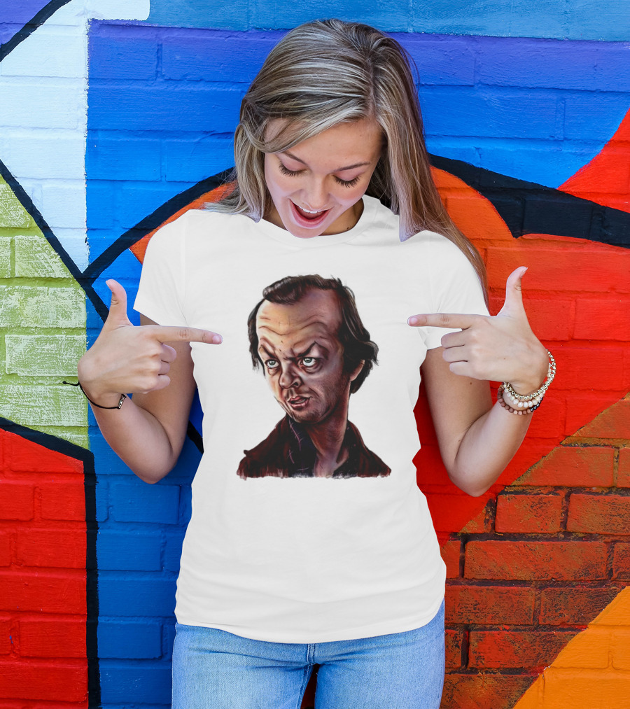 Jack The Caretaker Jack Torrance The Shining Caricature T-Shirt
