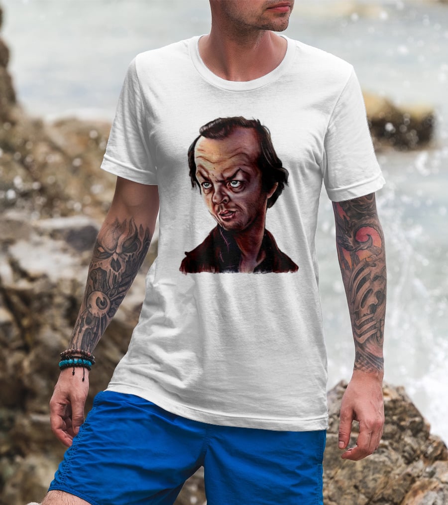 Jack The Caretaker Jack Torrance The Shining Caricature T-Shirt