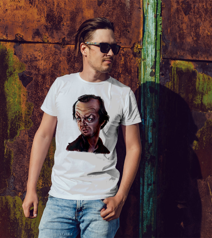 Jack The Caretaker Jack Torrance The Shining Caricature T-Shirt