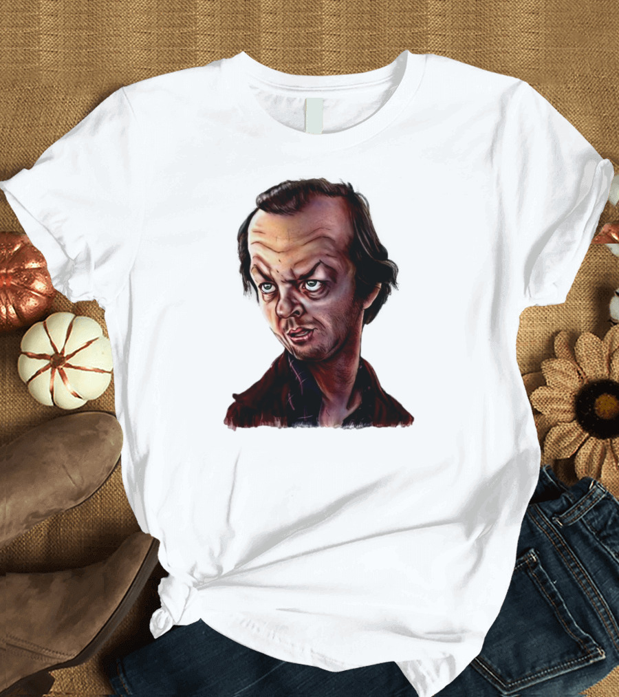 Jack The Caretaker Jack Torrance The Shining Caricature T-Shirt