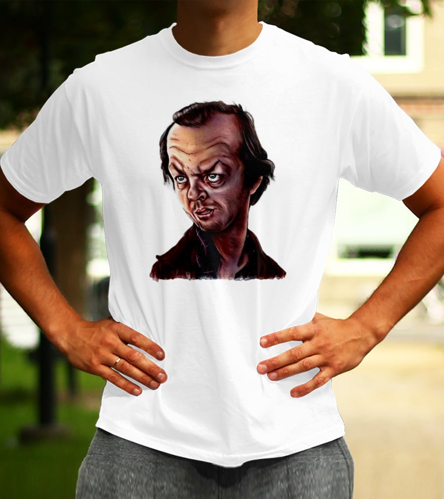 Jack The Caretaker Jack Torrance The Shining Caricature T-Shirt