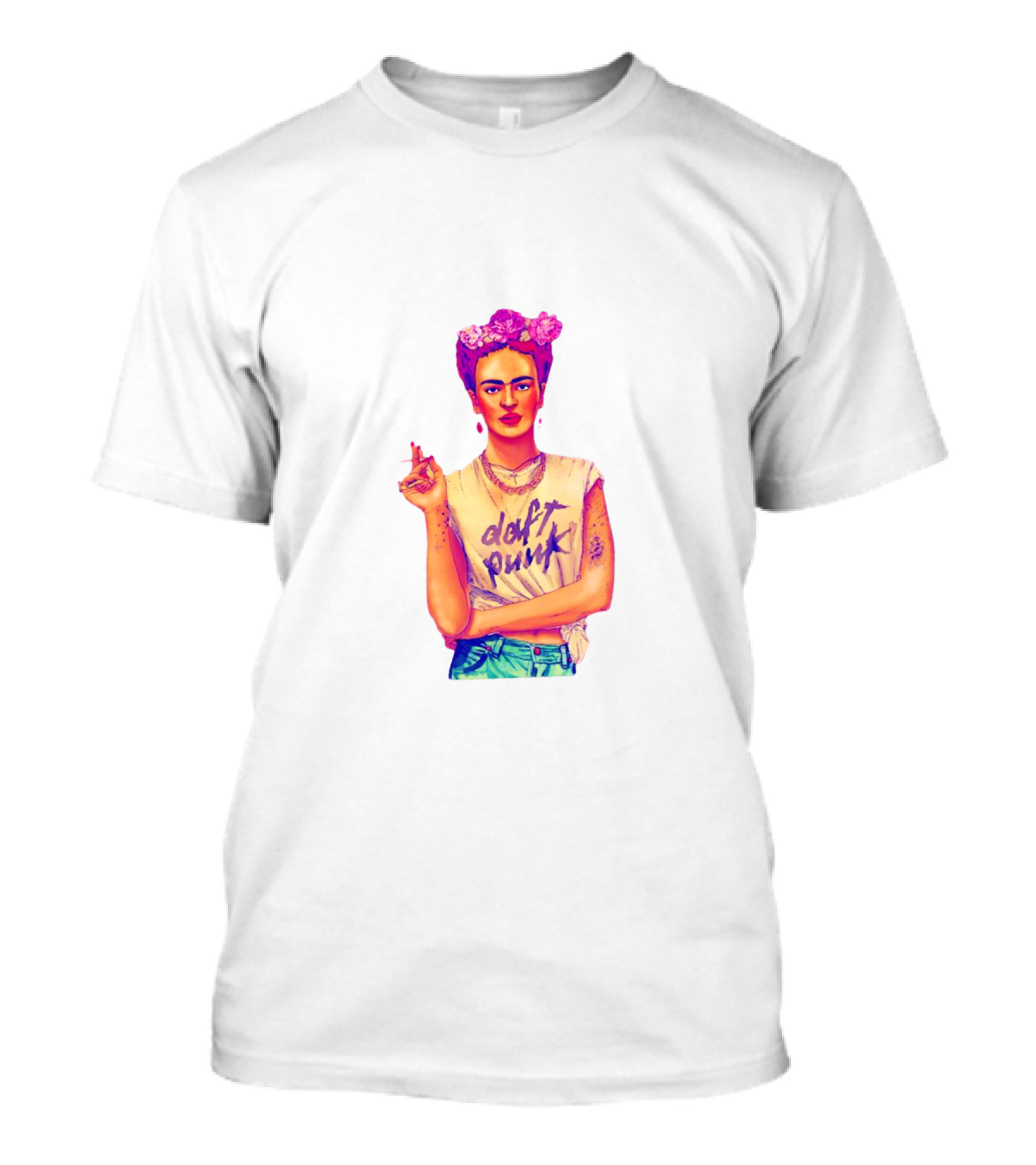 Jorge R. Gutierrez Frida Kahlo Daft Punk T-Shirt