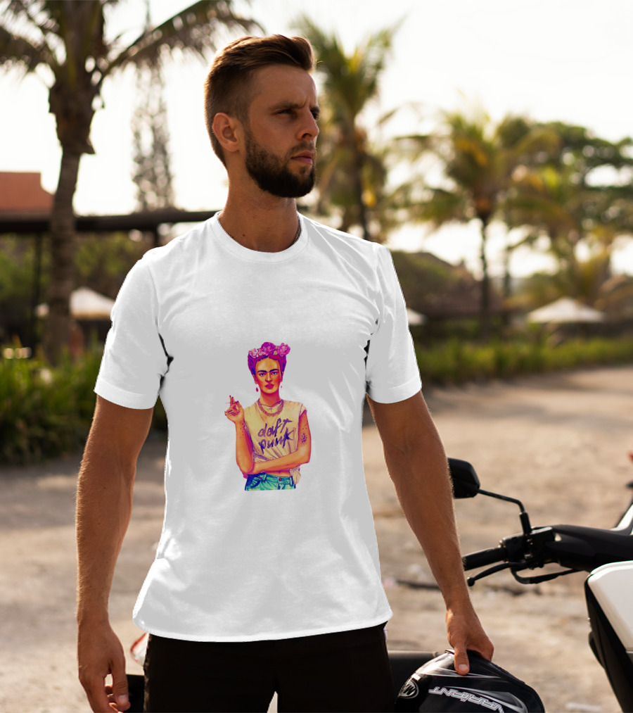 Jorge R. Gutierrez Frida Kahlo Daft Punk T-Shirt