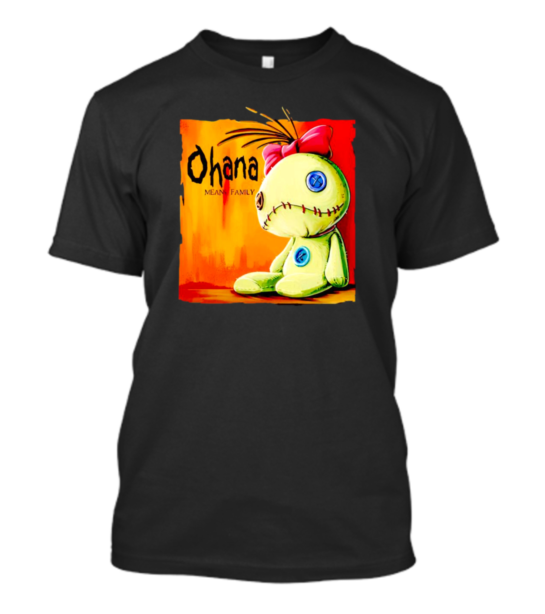 Ohana Means Family Scrump Stitch Doll T-Shirt