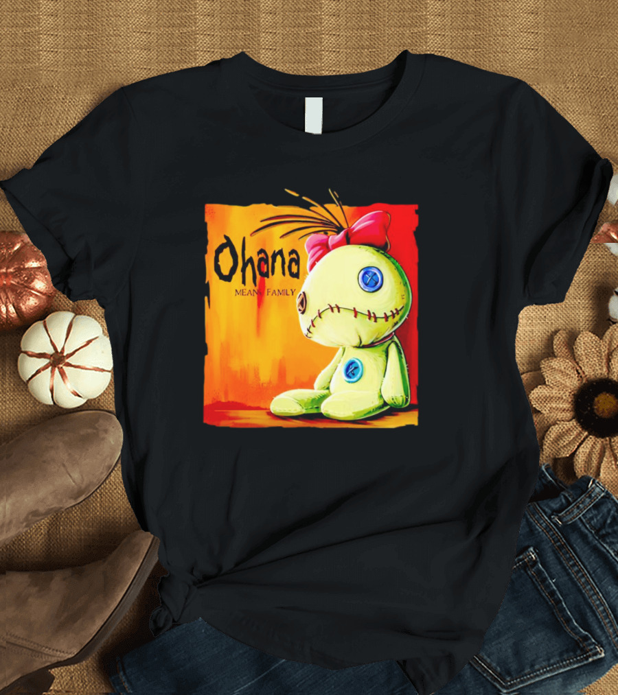 Ohana Means Family Scrump Stitch Doll T-Shirt