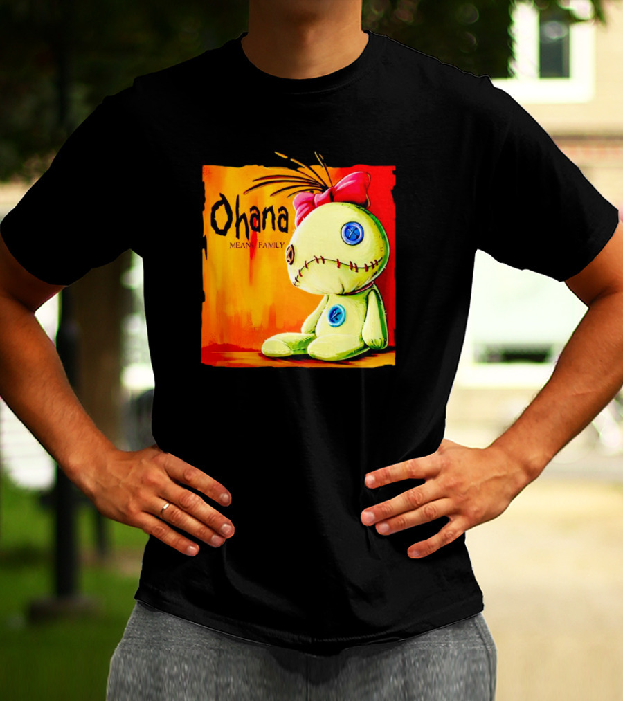 Ohana Means Family Scrump Stitch Doll T-Shirt
