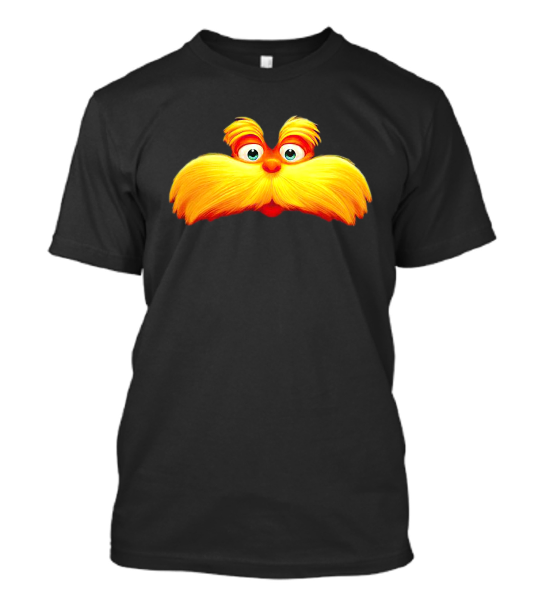 Dr. Seuss The Lorax Mustache Icon Face T-Shirt