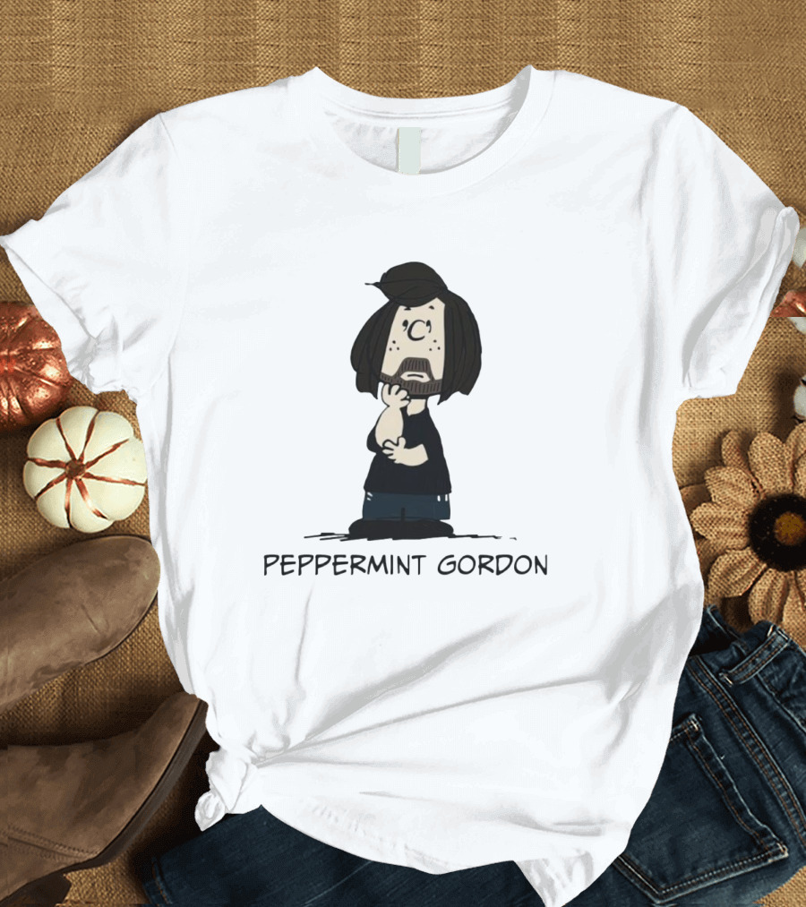 Peanuts Peppermint Gordon Charlie Brown Style Character T-Shirt
