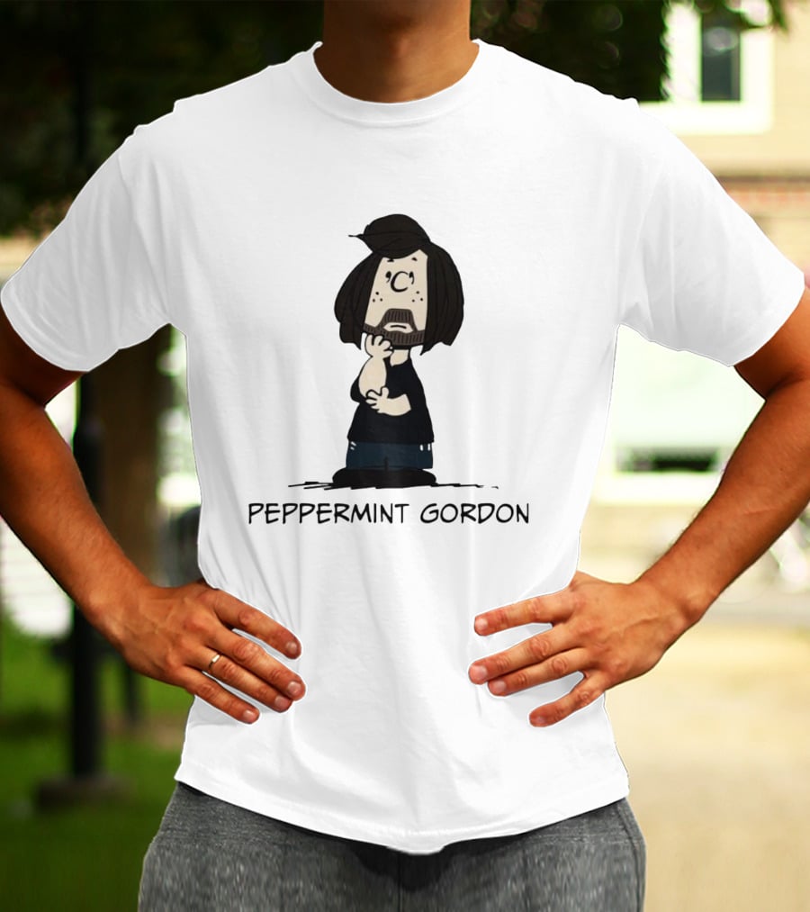 Peanuts Peppermint Gordon Charlie Brown Style Character T-Shirt