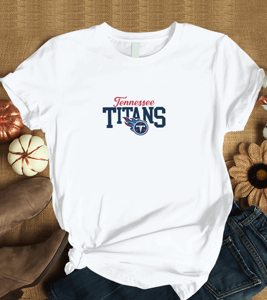Tennessee Titans Logo Flame T-Shirt