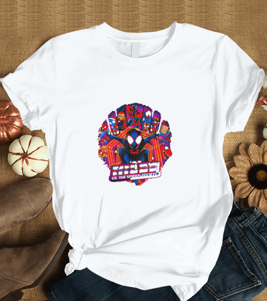 Miles Morales Anomaly US The Spider-Society Multiverse Characters T-Shirt