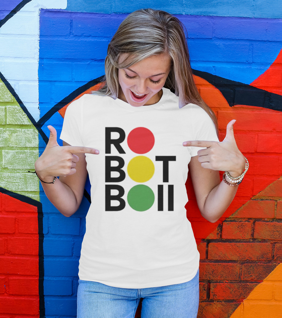 ROBOT BOII Traffic Light Colors T-Shirt