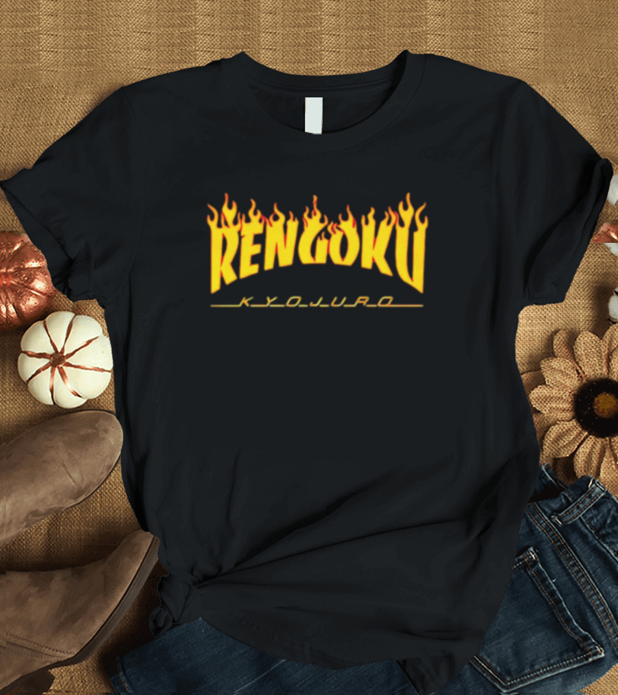 Demon Slayer Rengoku Kyojuro Flame T-Shirt