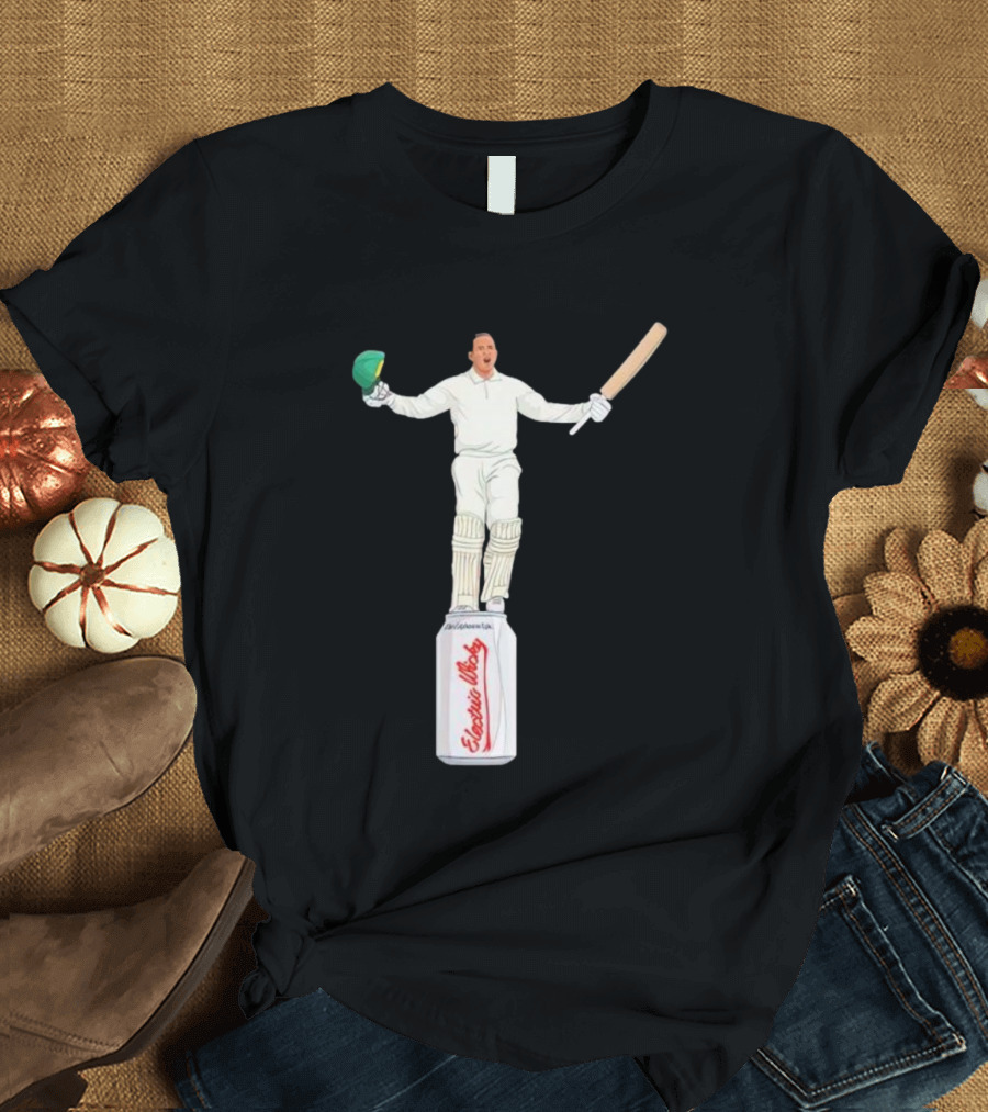 Edgbaston Victory Celebrations With Cricketer On Beer Can T-Shirt