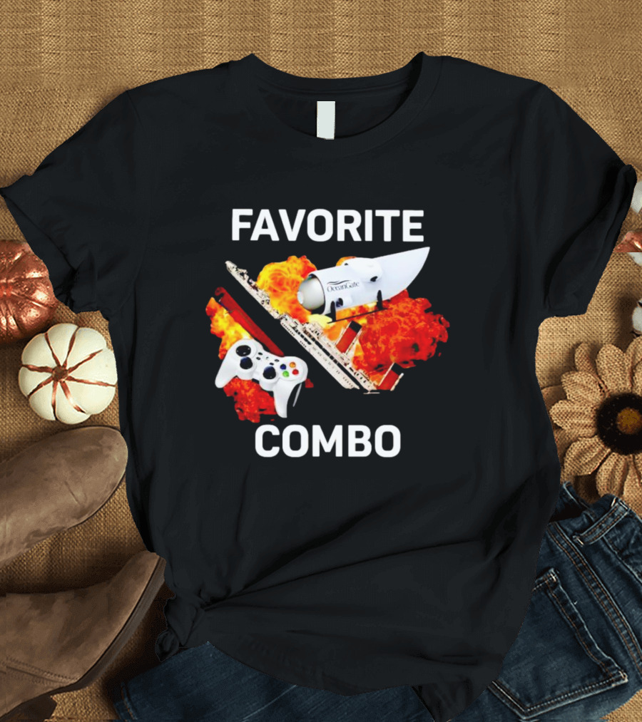 Favorite Combo Oceangate Controller Submarine Explosion T-Shirt
