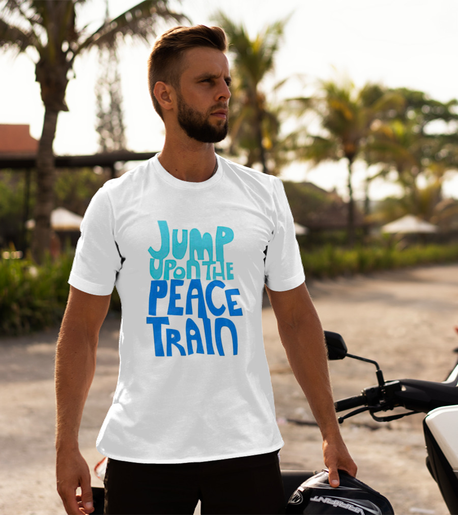 Jump Upon The Peace Train Retro Vibes T-Shirt
