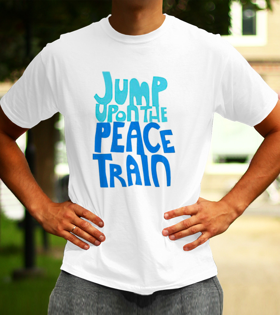 Jump Upon The Peace Train Retro Vibes T-Shirt