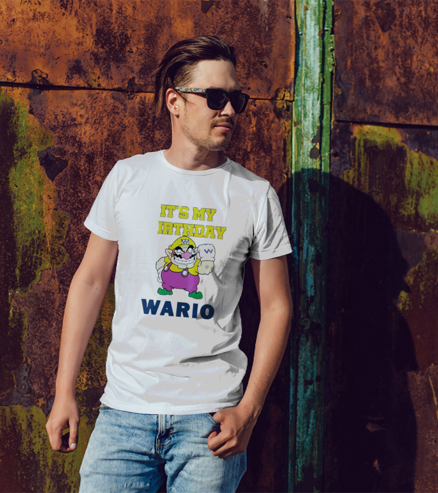 It's My Birthday Wario T-Shirt