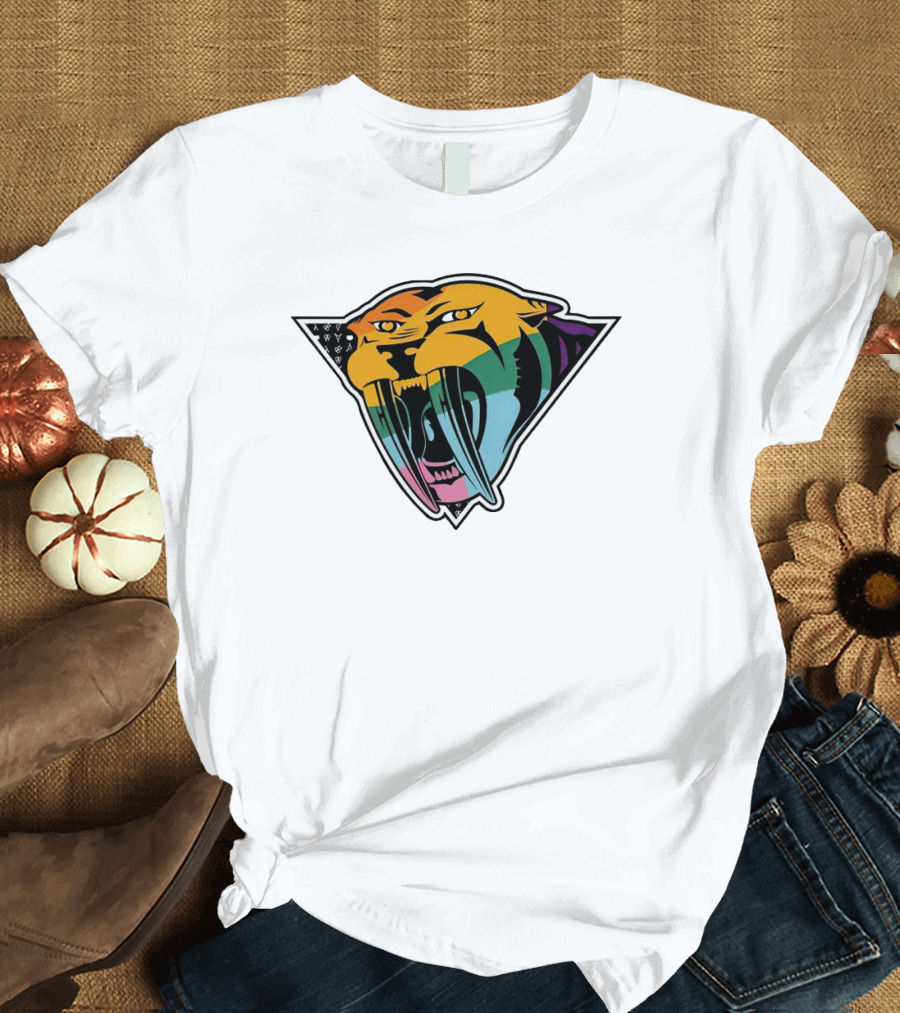 Nashville Predators Pride Rainbow T-Shirt