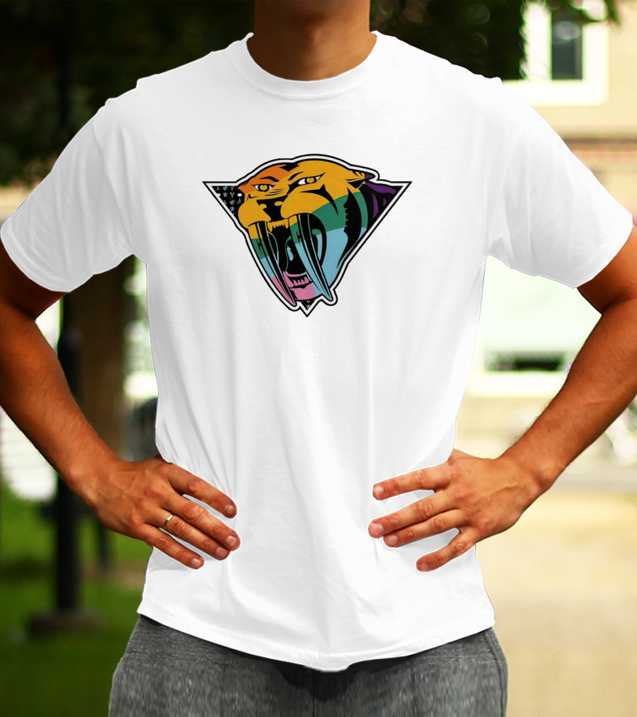 Nashville Predators Pride Rainbow T-Shirt