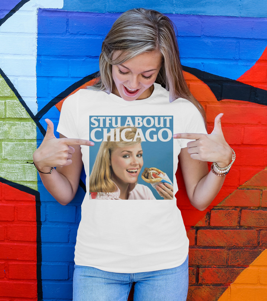 STFU About Chicago Eating Gyro Delight T-Shirt
