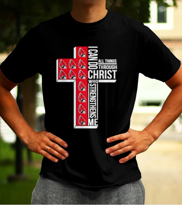 Arizona Cardinals I Can Do All Things Through Christ Who Strengthens Me T-Shirt