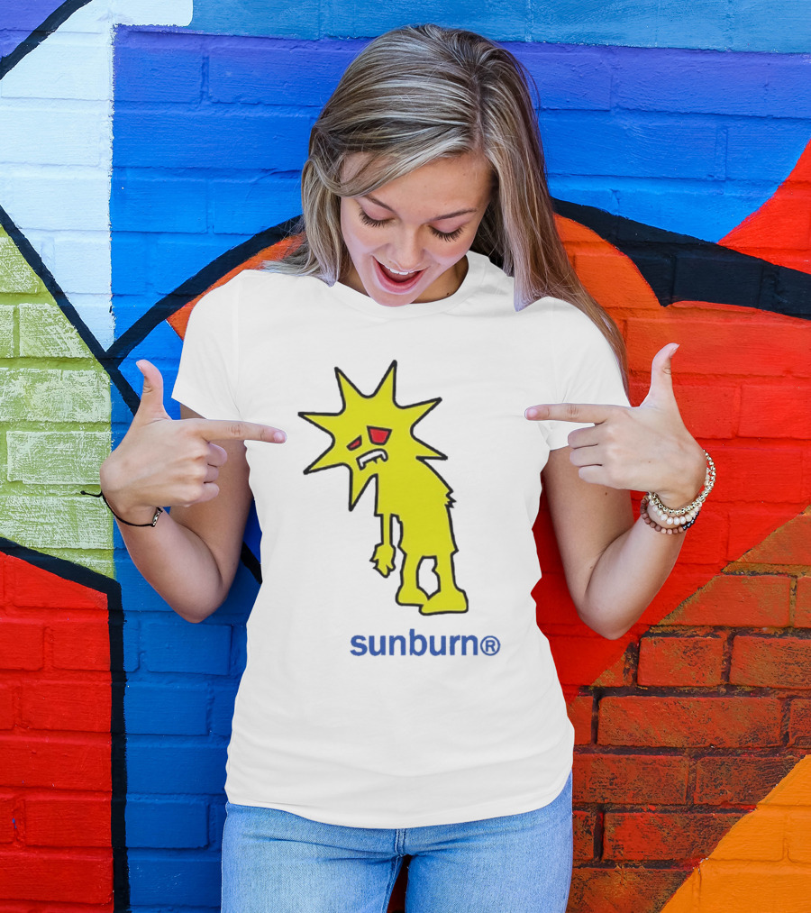 Dominic Fike Sunburn Yellow Sad Character T-Shirt