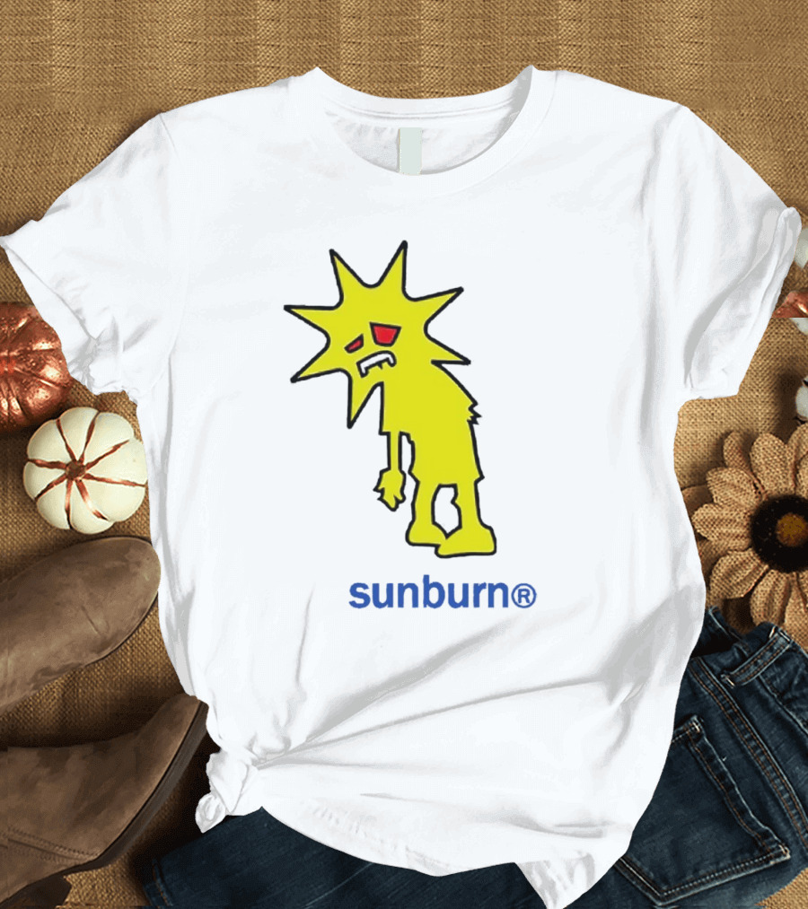 Dominic Fike Sunburn Yellow Sad Character T-Shirt