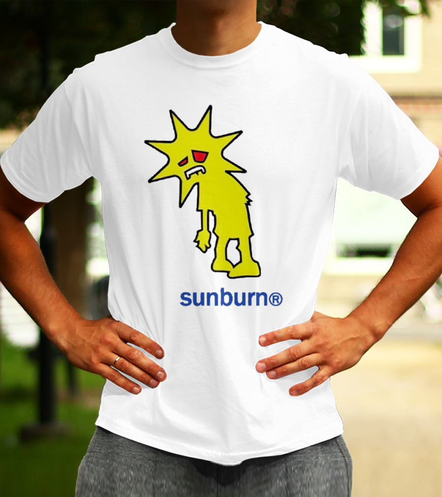 Dominic Fike Sunburn Yellow Sad Character T-Shirt
