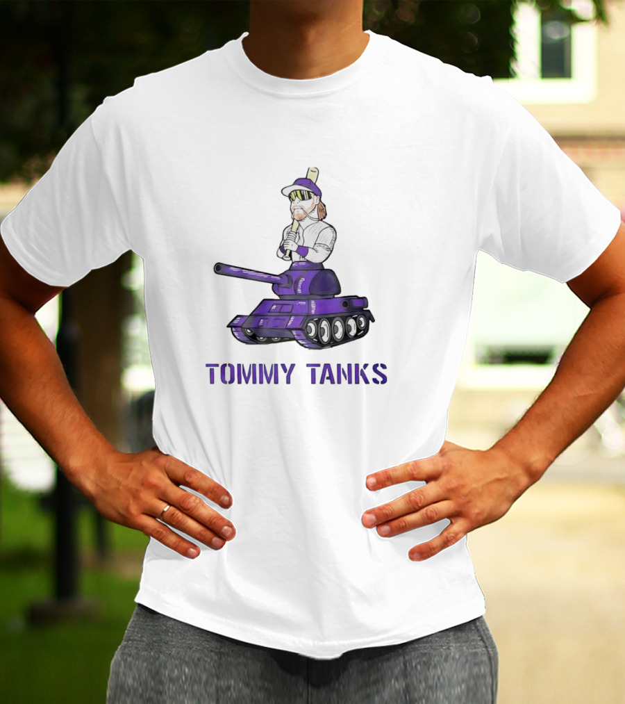 LSU Tigers Tommy White Tommy Tanks Baseball Tank T-Shirt