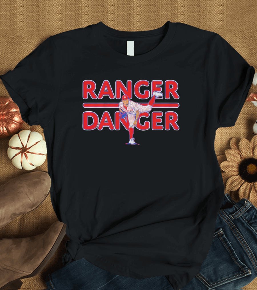 Ranger Danger Ranger Suárez Pitching Action T-Shirt