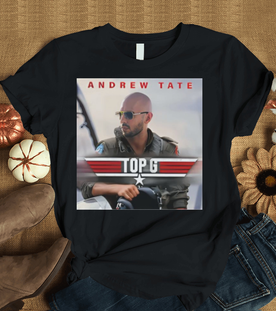 Andrew Tate Top G Pilot Aviator T-Shirt