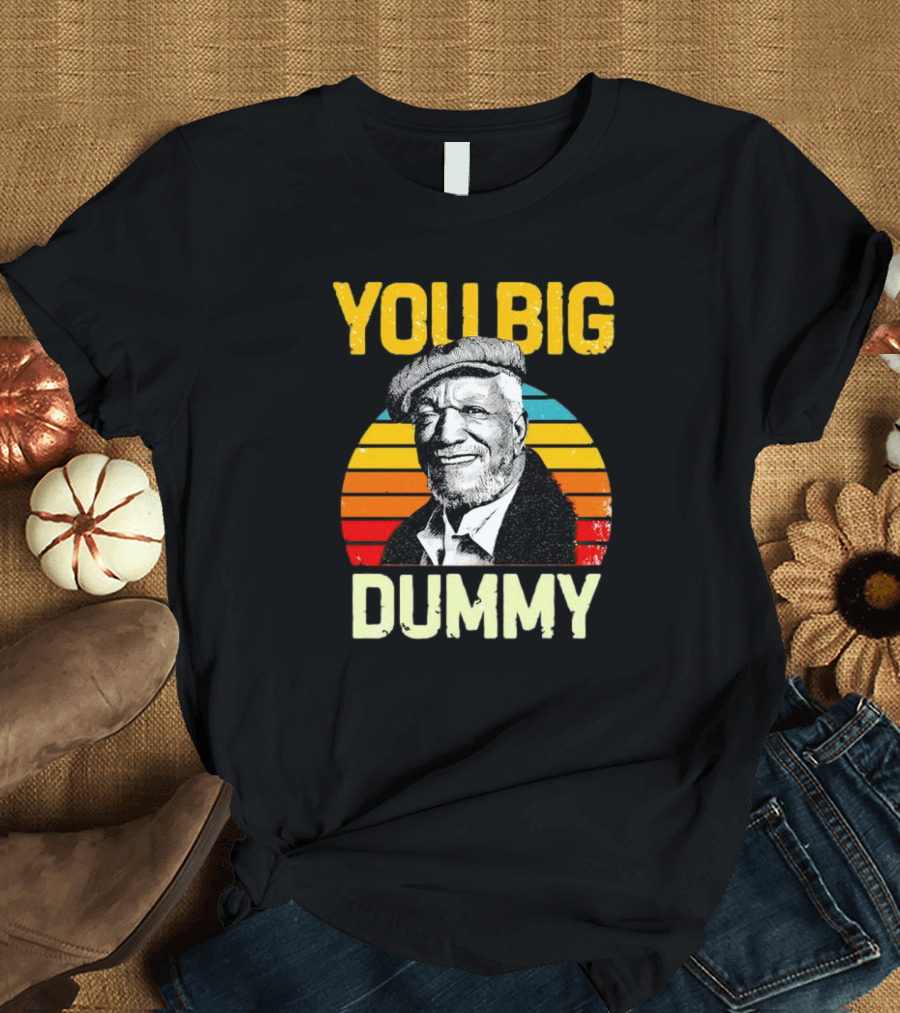 You Big Dummy Fred Sanford Vintage Retro Stripes T-Shirt
