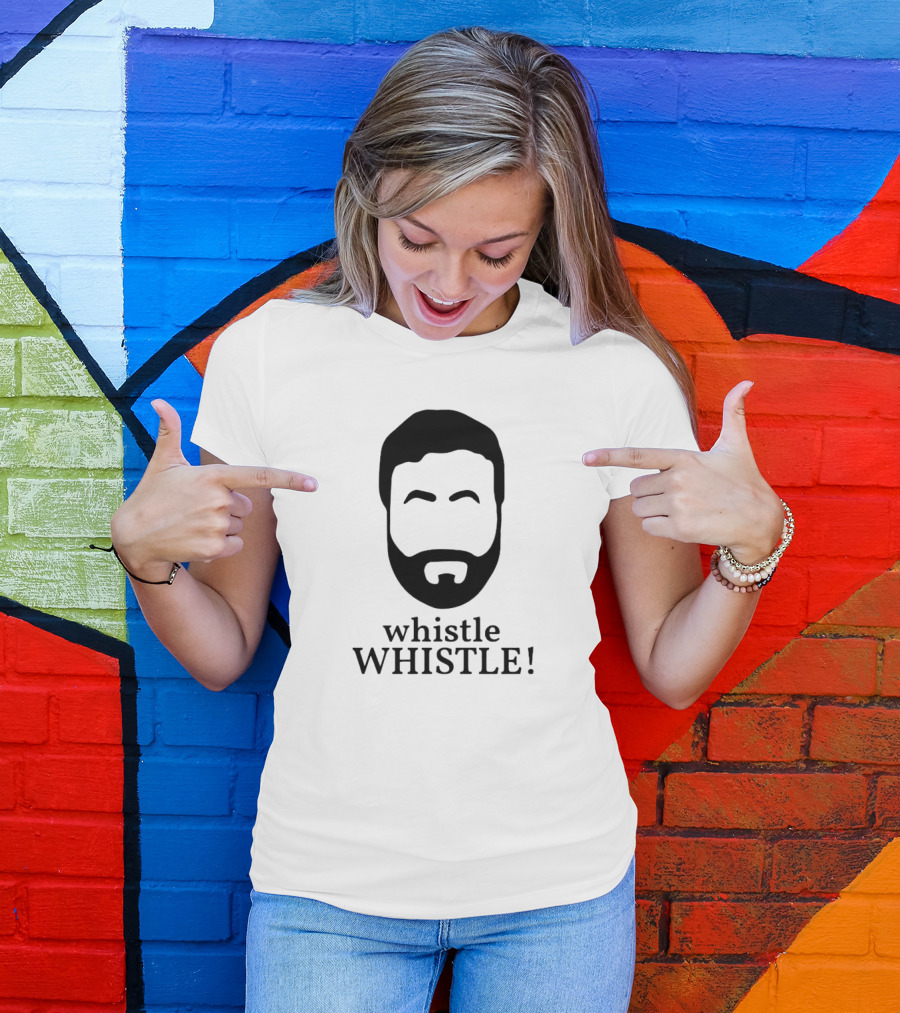 Roy Kent Ted Lasso Whistle Whistle Beard T-Shirt