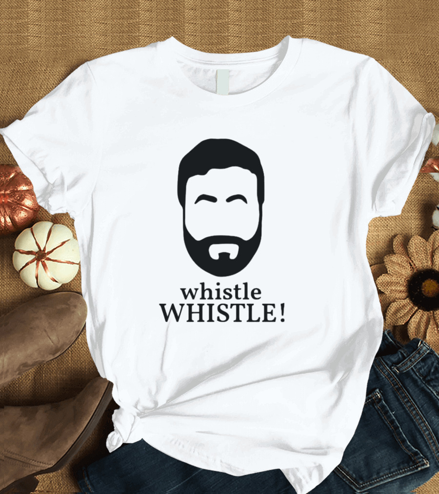 Roy Kent Ted Lasso Whistle Whistle Beard T-Shirt