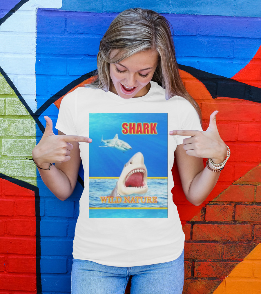 Shark Wild Nature Ocean Scene T-Shirt