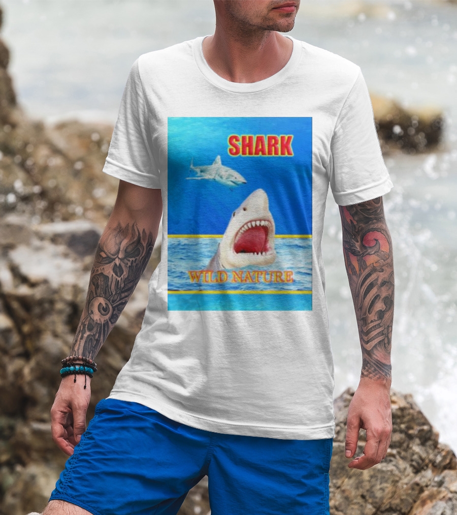 Shark Wild Nature Ocean Scene T-Shirt