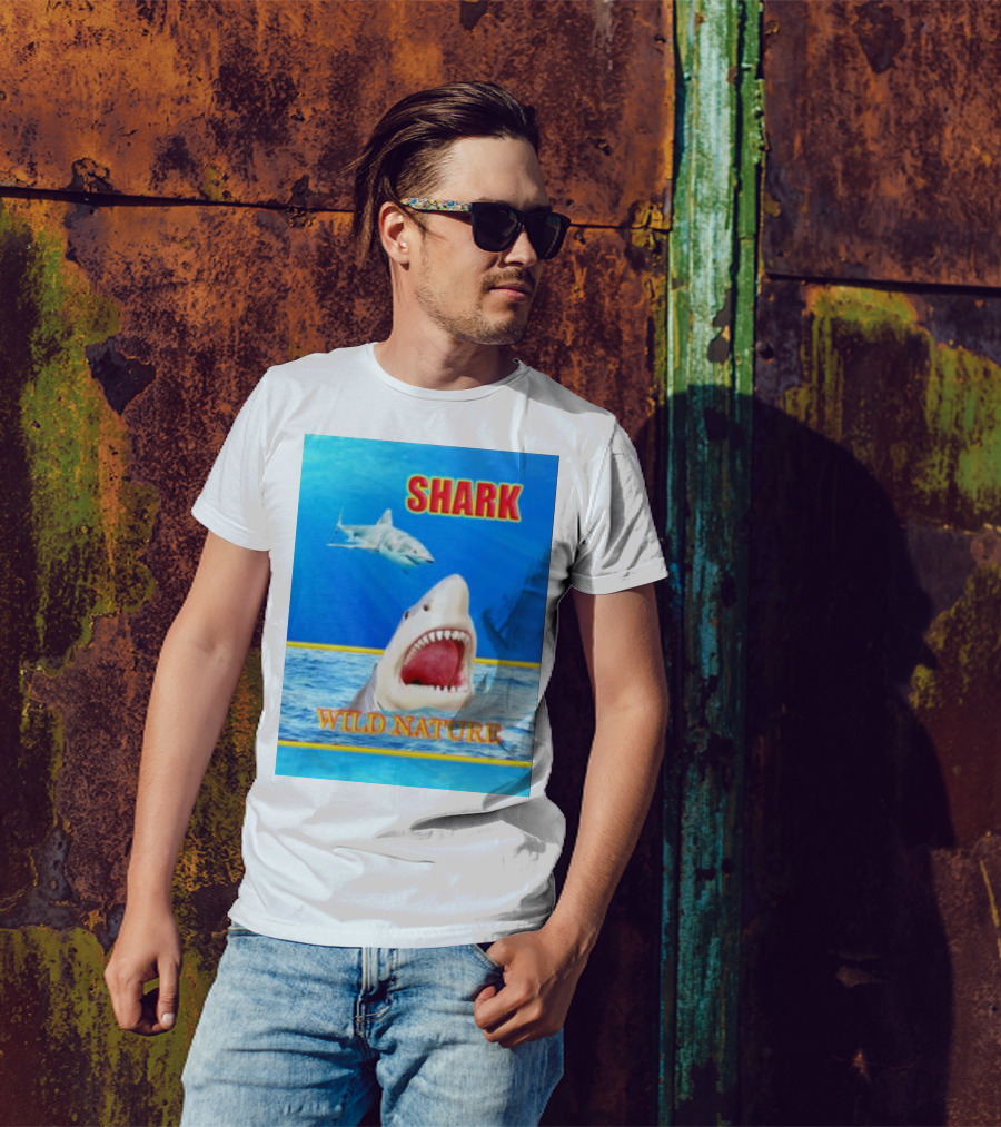 Shark Wild Nature Ocean Scene T-Shirt