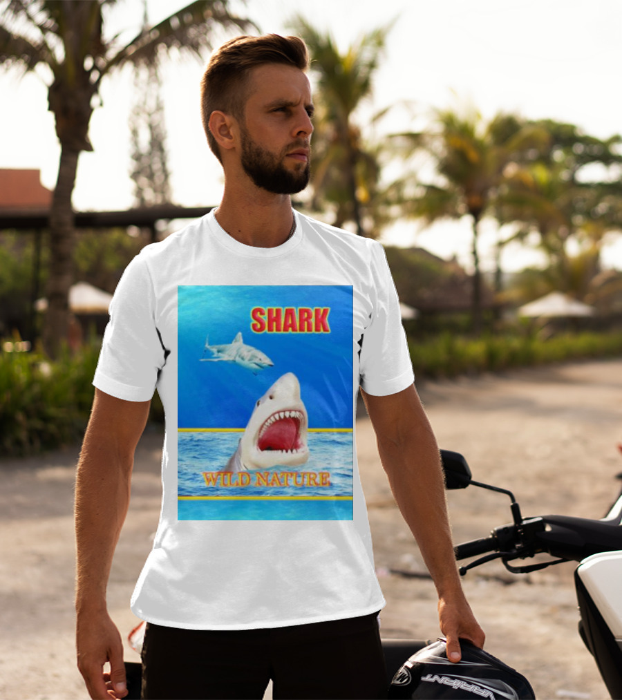 Shark Wild Nature Ocean Scene T-Shirt