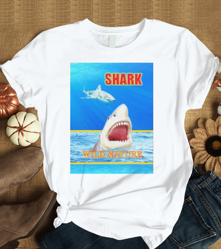 Shark Wild Nature Ocean Scene T-Shirt