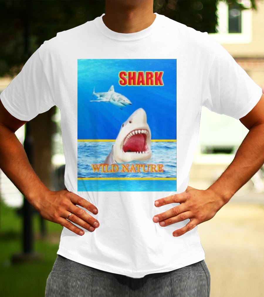 Shark Wild Nature Ocean Scene T-Shirt