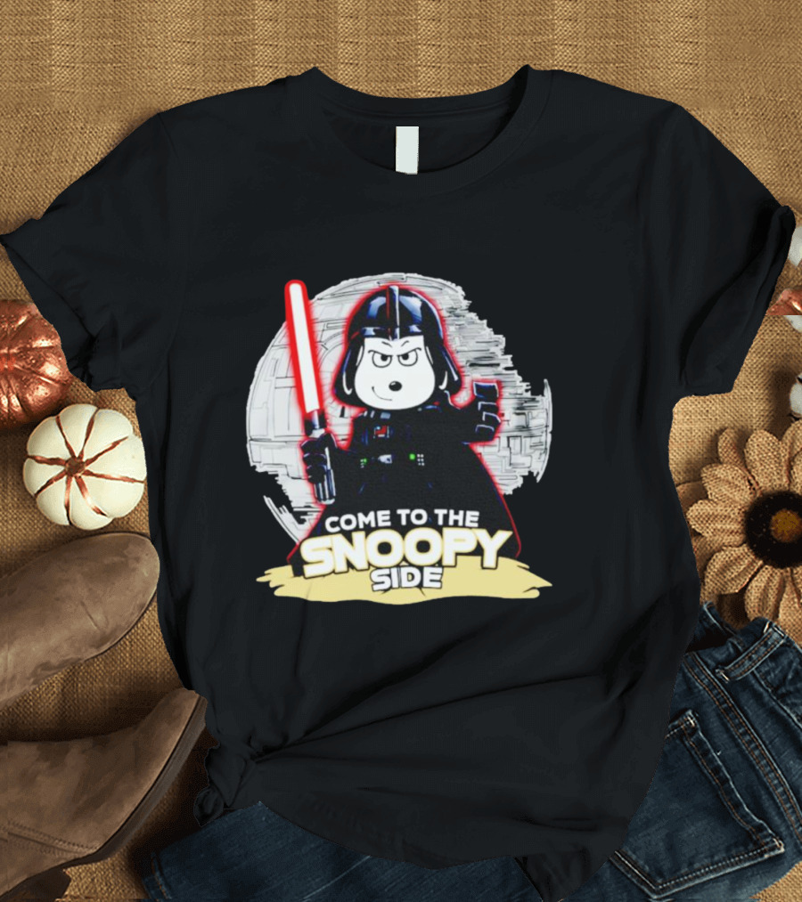 Come To The Snoopy Side Darth Vader Mashup T-Shirt