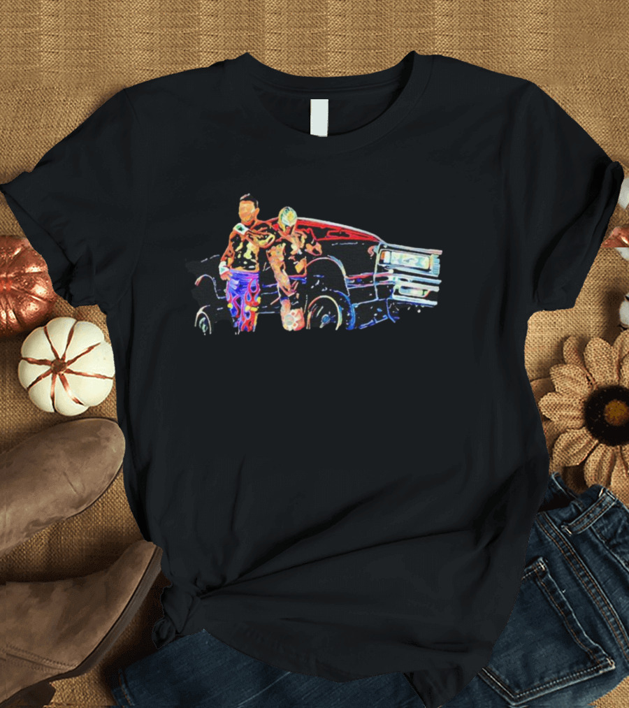 Eddie And Ray Lowrider Style Duo T-Shirt