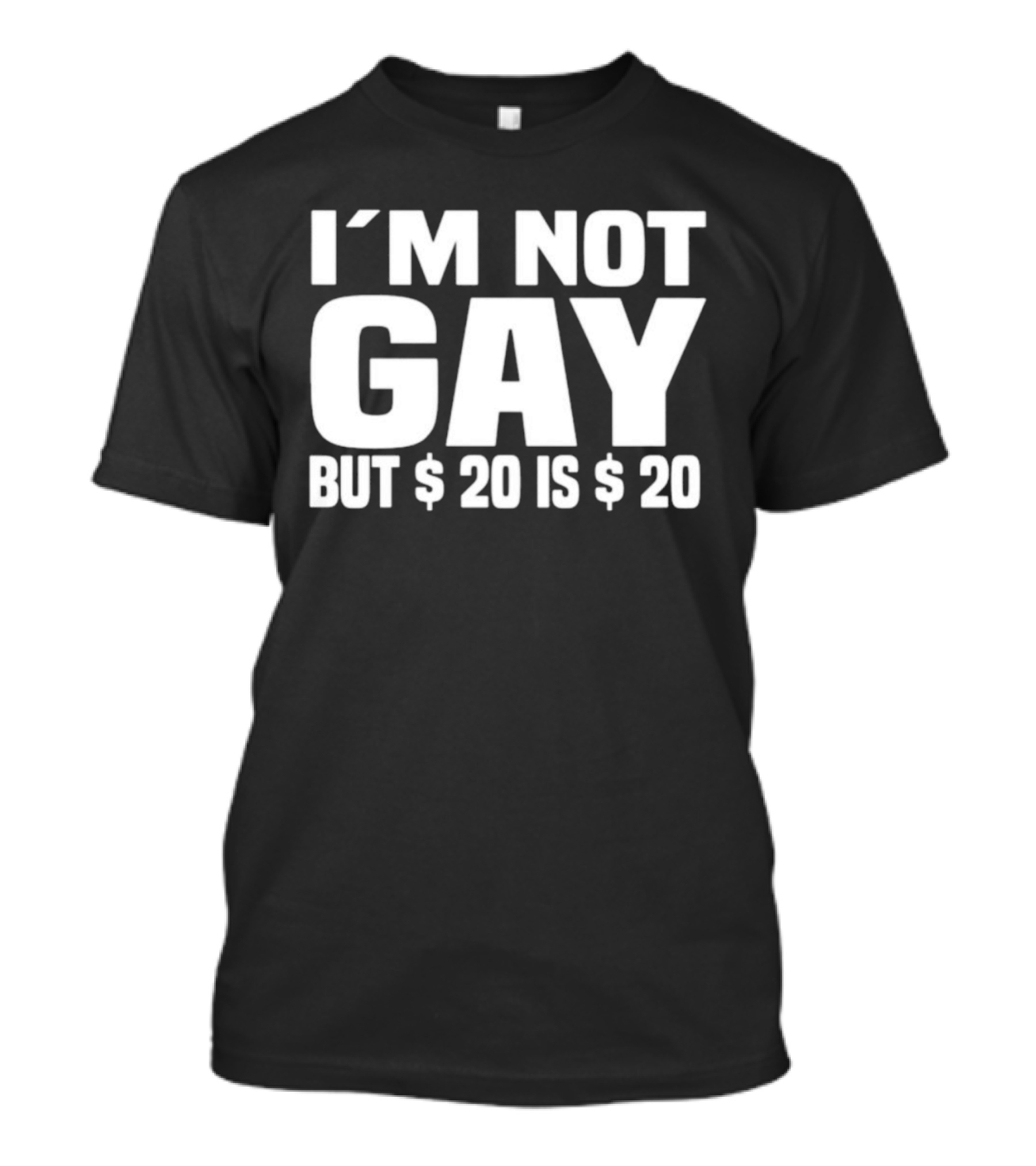 I’m Not Gay But $20 Is $20 T-Shirt