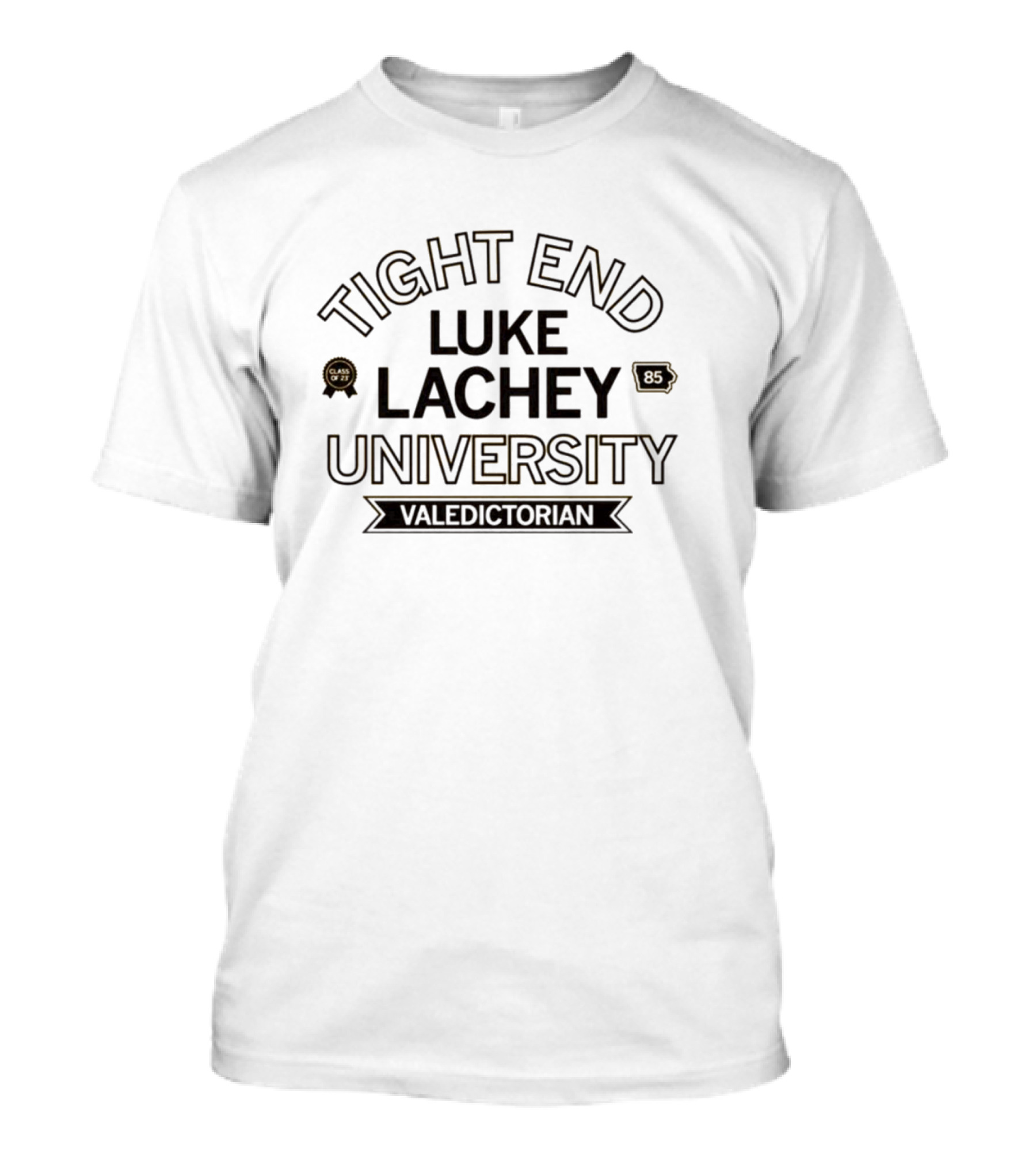 Tight End Luke Lachey University Valedictorian T-Shirt