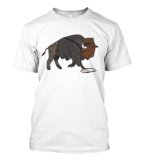 Buffalo Jones Cowboy Western Lasso Adventure T-Shirt