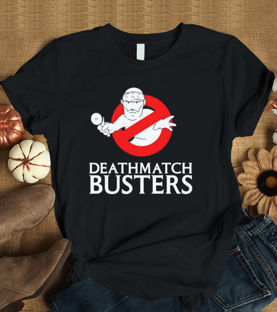 Matt Cardona Deathmatch Busters Ghostbusters T-Shirt