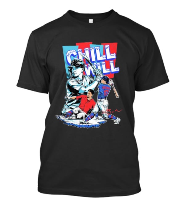 Will Brennan Chill Will Baseball Ice Themed T-Shirt